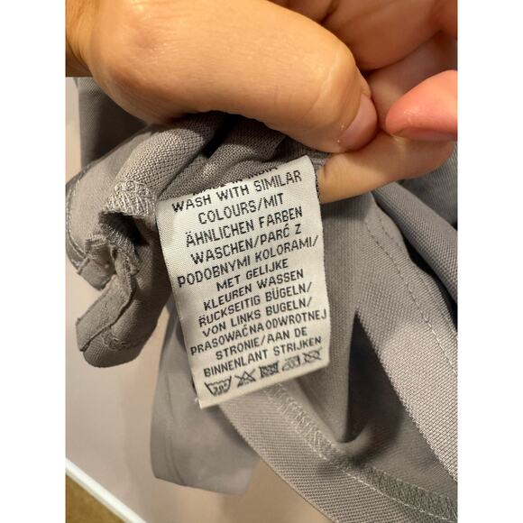 DOUGLAS HAYWARD Mercerised Polo Grey Size Large - Picture 4 of 5